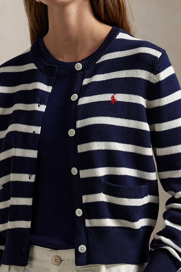 ΖΑΚΕΤΑ RALPH PAUREN - NAVY/WHITE MULTI
